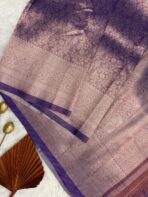 Ruhani (saree) - Violet - Image 2