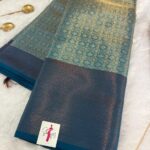 Aarabhi (saree) - Peacock green