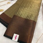 Aarabhi (saree) - Coffee brown