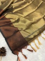 Aarabhi (saree) - Coffee brown - Image 4