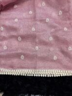 Hamsadhwani (saree) - Baby pink - Image 4
