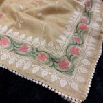Hamsadhwani (saree) - Pastel tan
