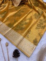 Honey bloom - Kancheevaram tissue silk