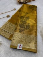 Golden bloom - Kancheevaram tissue silk - Image 2