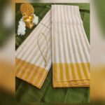 Kerala kasavu saree