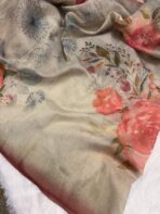 Whispers of spring (saree) - Blush