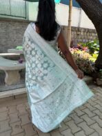 Ivory silk (saree) - SY007 - Image 3