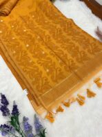 Charukesi (saree) - Golden marigold - Image 3