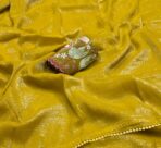 The Flamingo Party (saree) - Mustard