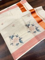 Hand-embroidered kasav tissue silk - SY003 - Image 2