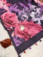 Nakshatra (saree) - Deep purple - Image 2