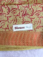 Block printed Tussar silk - Image 5