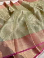 Sukhi (saree) - Gold & Pink - Image 5
