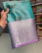 Sukhi (saree) - Purple and blue