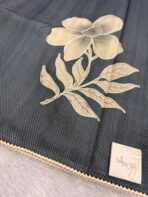 Araanya(saree) - Elephant grey - Image 3