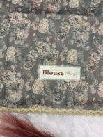 Gulmohar Gatha (saree) - Tale of blossom - Grey - Image 5