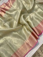 Sukhi (saree) - Gold & Pink