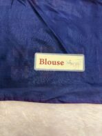 Soft silk cotton in Royal blue - Image 4