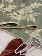Vaarahi (saree) - Sage green - Image 2