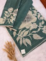 Araanya(saree) - Deep turquoise