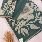 Araanya(saree) - Deep turquoise