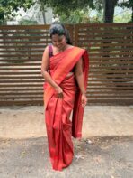 Soft tissue silk - Burnt peach - Image 2