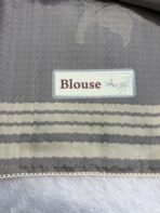 Vaarahi (saree) - Pastel grey - Image 4