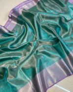 Sukhi (saree) - Purple and blue - Image 2