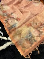 Neyssa (saree) - Peach ombré - Image 2