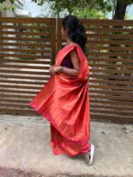 Soft tissue silk - Burnt peach - Image 3