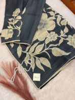 Araanya(saree) - Elephant grey