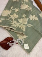 Vaarahi (saree) - Sage green