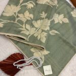 Vaarahi (saree) - Sage green
