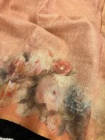 Neyssa (saree) - Peach ombré - Image 3