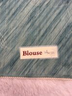 Tanirika(saree) - Pastel teal - Image 4