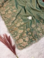 Flamingos on tissue silk - Image 3