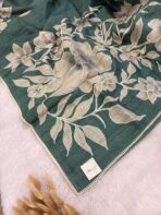 Araanya(saree) - Deep turquoise - Image 3