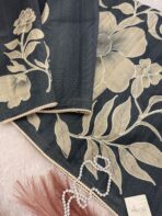 Araanya(saree) - Elephant grey - Image 5