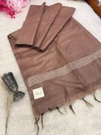 Soft dupion silk in dusty rose2 - Image 3