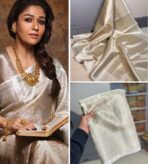 Sukhi (saree) - Ivory - Image 5