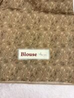 Varnika Vana (saree) - The painted forest - Olive brown - Image 4