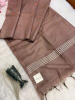 Soft dupion silk in dusty rose2