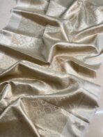 Sukhi (saree) - Ivory - Image 3