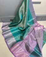 Sukhi (saree) - Purple and blue - Image 4