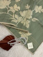 Vaarahi (saree) - Sage green - Image 3