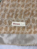 Block printed Tussar - 003 - Image 4