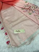 Gulnar bloom (organic linen cotton) - Blush pink - Image 4