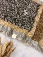 Block printed Tussar - 003 - Image 2