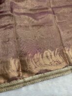 ZheraVeil (Tissue silk saree) -  Purple mauve - Image 2