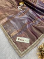 ZheraVeil (Tissue silk saree) -  Purple mauve - Image 3